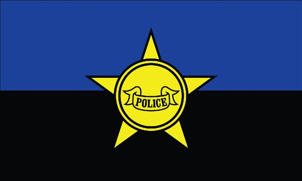 Police Remembrance Flag - 3' x 5' - Nylon