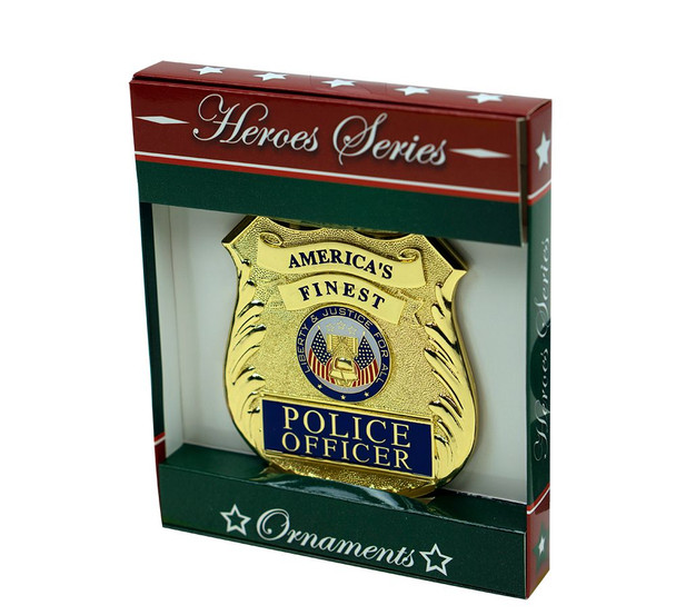 Police Christmas Ornament | Heroes Series