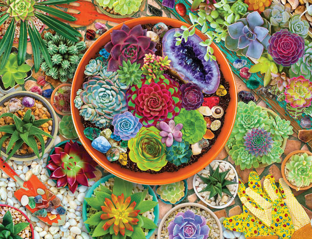 Succulent Garden 1000 Piece Jigsaw Puzzle