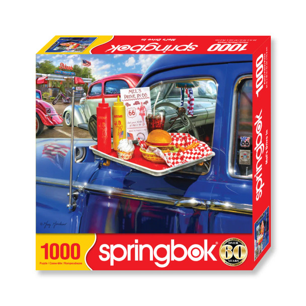 Mel's Drive In 1000 Piece Jigsaw Puzzle