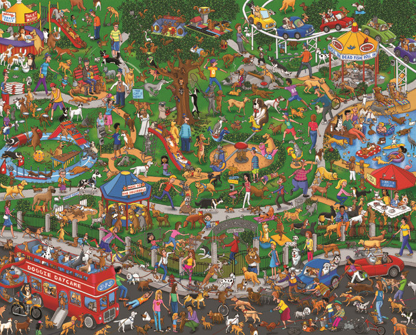 The Dog Park 1000 Piece Jigsaw Puzzle