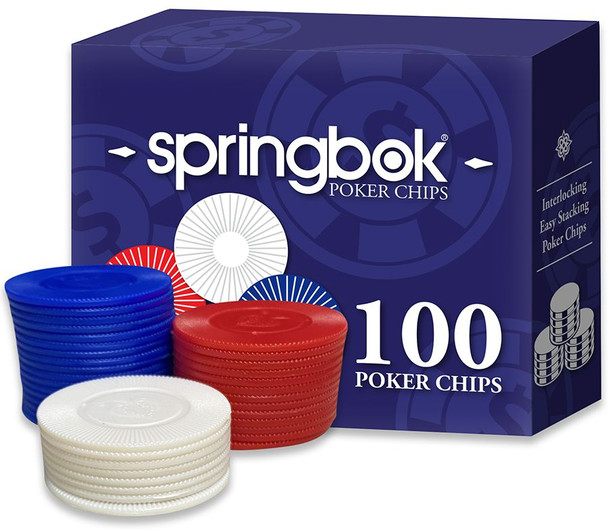 Springbok Poker Chips 100 Pack