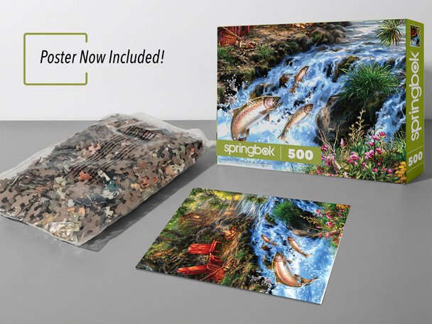 The Fishing Hole 500 Piece Jigsaw Puzzle