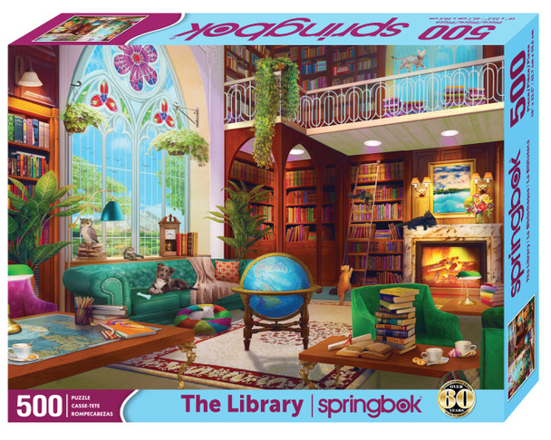 The Library 500 Piece Jigsaw Puzzle