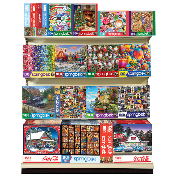 4 Foot Planogram Holiday, 66 Puzzles