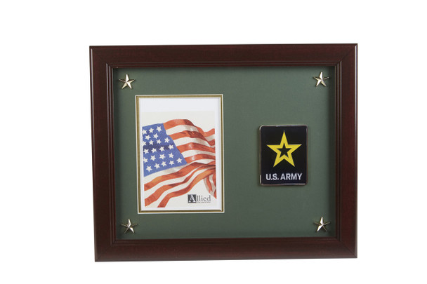 Go Army Medallion 5-Inch by 7-Inch Picture Frame with Stars