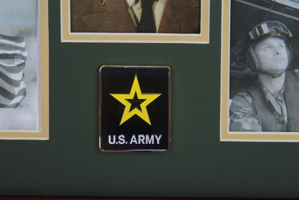 Go Army Medallion 5 Picture Collage Frame