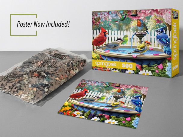 Birds of Spring 500 Piece Jigsaw Puzzle