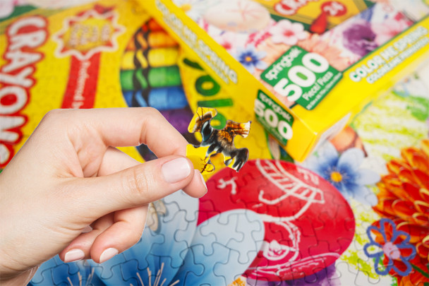 Crayola Color Me Spring 500 Piece Jigsaw Puzzle