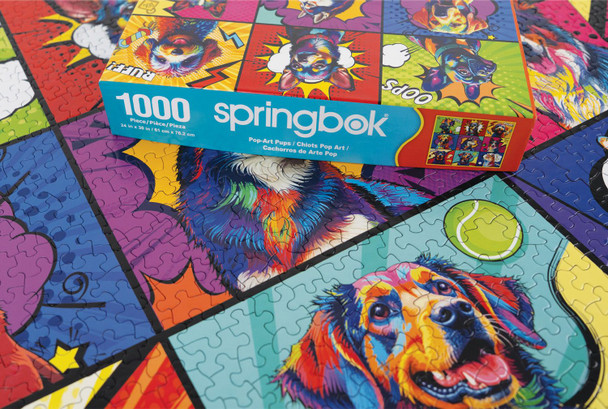 Pop Art Pups 1000 Piece Jigsaw Puzzle