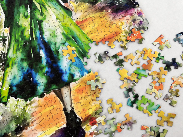 The Green Witch's Journey 500 Piece Jigsaw Puzzle