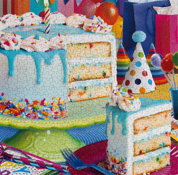 Birthday Cake 500 Piece Jigsaw Puzzle