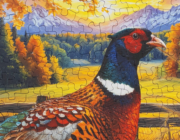 Golden Fields Pheasant 500 Piece Jigsaw Puzzle