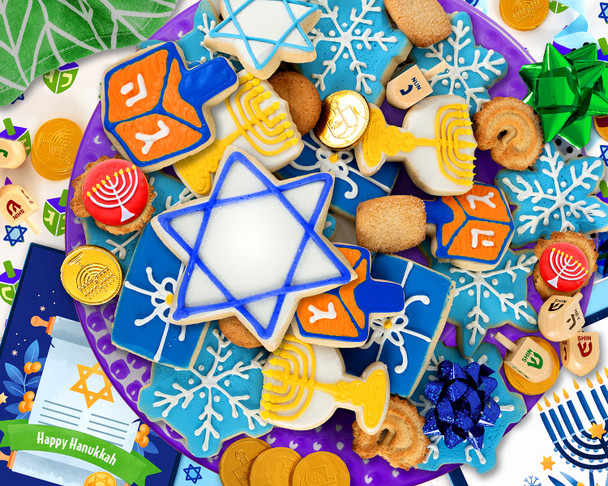 Hanukkah Cookies 500 Piece Jigsaw Puzzle