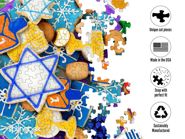 Hanukkah Cookies 500 Piece Jigsaw Puzzle