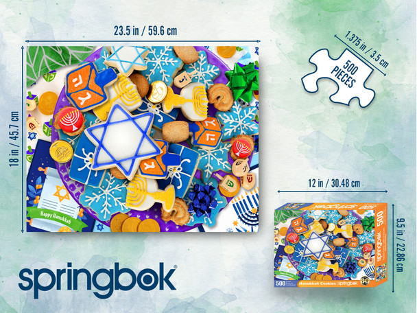 Hanukkah Cookies 500 Piece Jigsaw Puzzle
