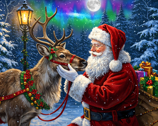 Santa's Favorite Reindeer 500 Piece Jigsaw Puzzle