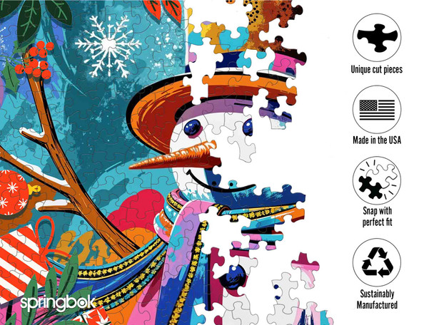 Festive Frosty 1000 Piece Jigsaw Puzzle