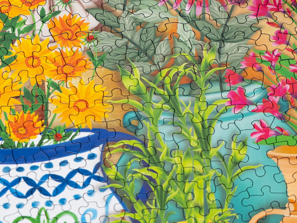 Mediterranean Garden Retreat 1000 Piece Jigsaw Puzzle