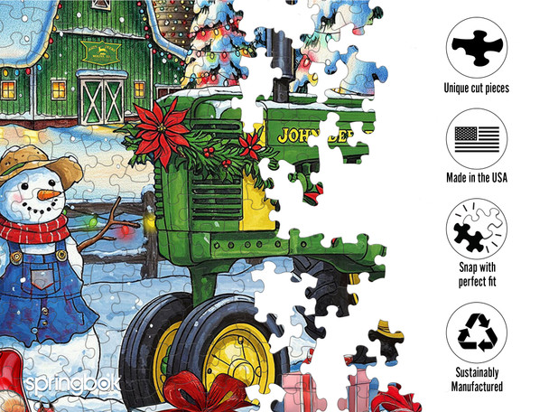 Festive Farm Surprise 500 Piece Jigsaw Puzzle