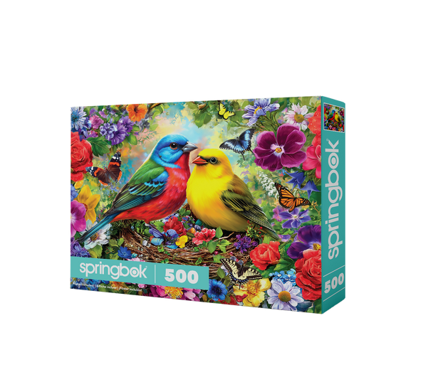 Spring Birds Serenade 500 Piece Jigsaw Puzzle