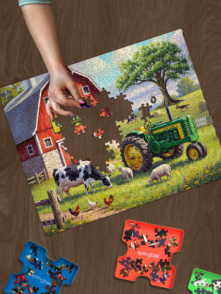 Country Morning 500 Piece Jigsaw Puzzle