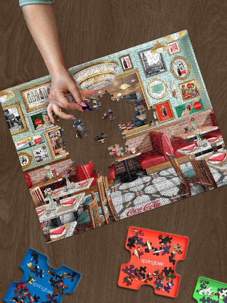 Coca-Cola Cafe 500 Piece Jigsaw Puzzle