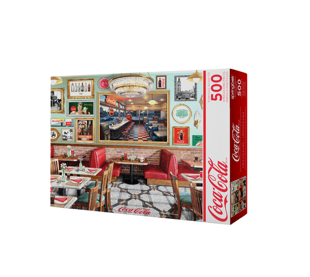 Coca-Cola Cafe 500 Piece Jigsaw Puzzle