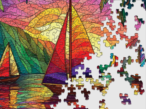 Tropical Sailing 500 Piece Jigsaw Puzzle