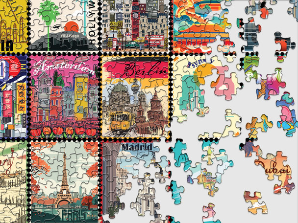 Stamps of the World 1000 Piece Jigsaw Puzzle