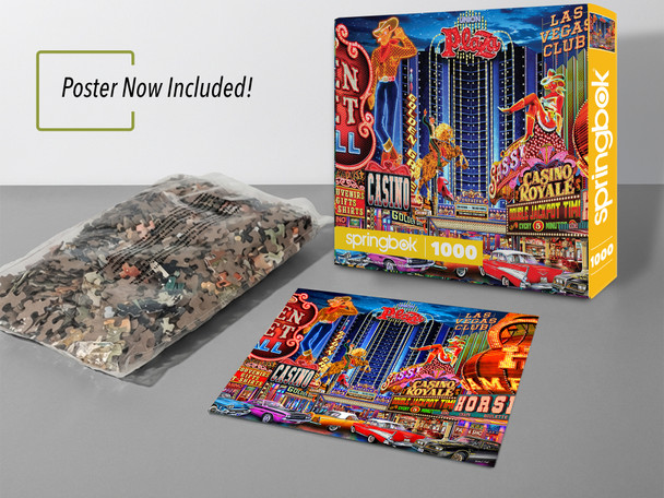 Viva Las Vegas 1000 Piece Jigsaw Puzzle
