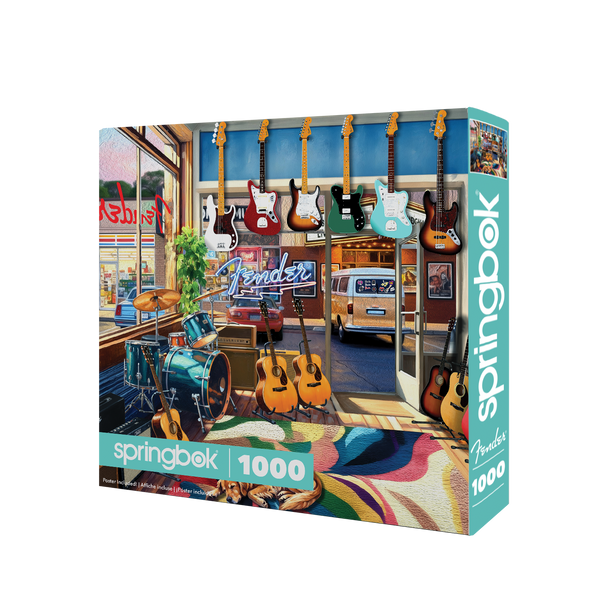 Fender Guitar Shop 1000 Piece Jigsaw Puzzle
