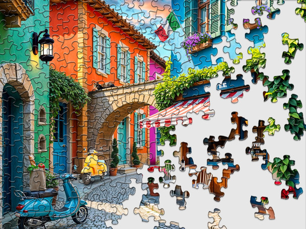 Streets of Italy 500 Piece Jigsaw Puzzle