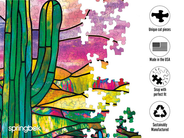 Desert Glow 500 Piece Jigsaw Puzzle