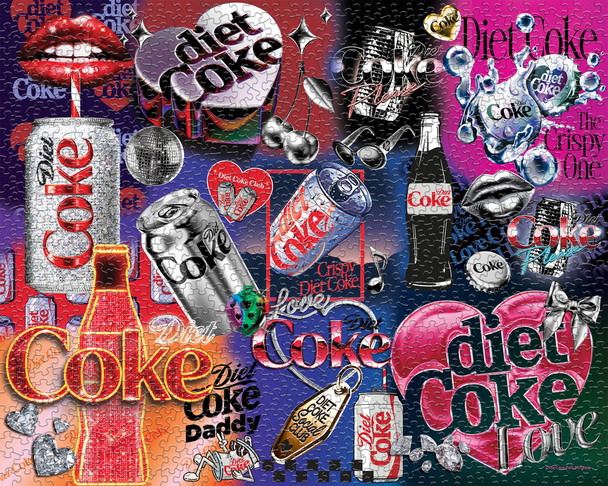 Diet Coke Bling 1000 Piece Jigsaw Puzzle