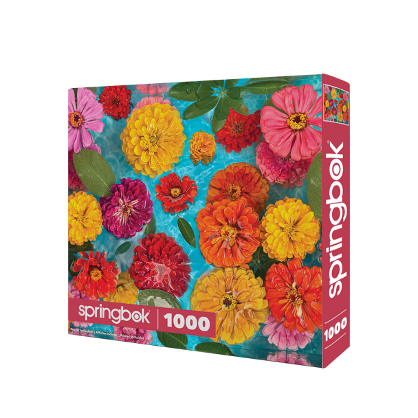 Floating Flowers 1000 Piece Jigsaw Puzzle