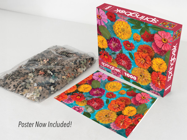 Floating Flowers 1000 Piece Jigsaw Puzzle