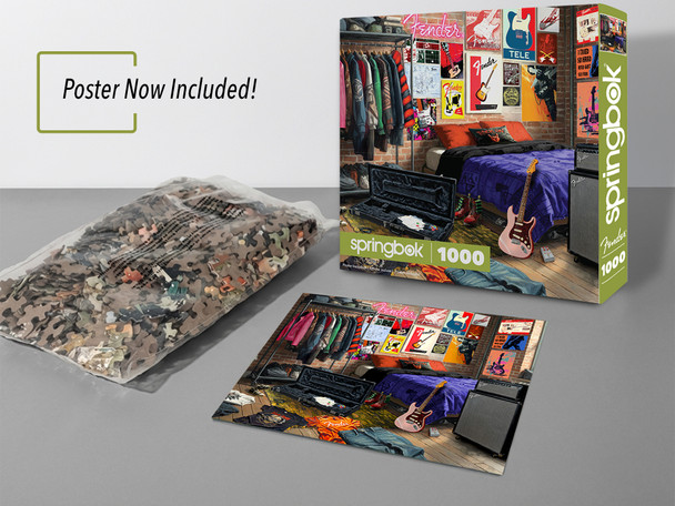 Fender Fanatic Den 1000 Piece Jigsaw Puzzle