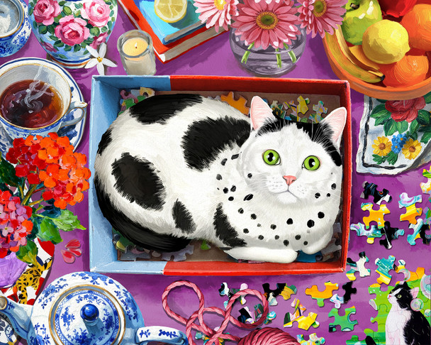 The Purr-fect Fit 500 Piece Jigsaw Puzzle