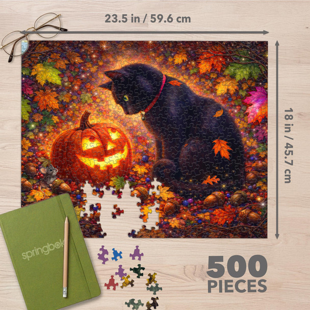 Enchanted Pumpkin 500 Piece Jigsaw Puzzle