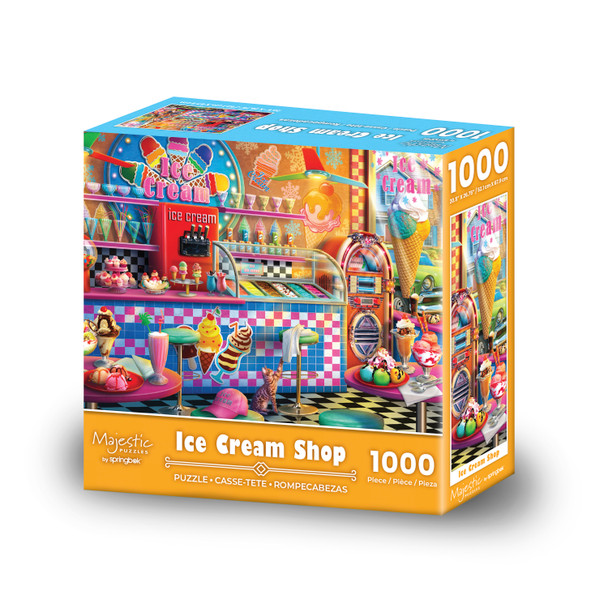 Ice Cream Shop 1000 Piece Jigsaw Puzzle