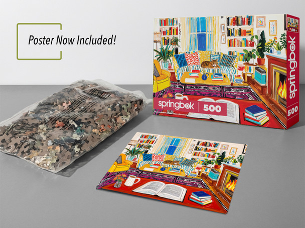 Cozy Reading Nook 500 Piece Jigsaw Puzzle