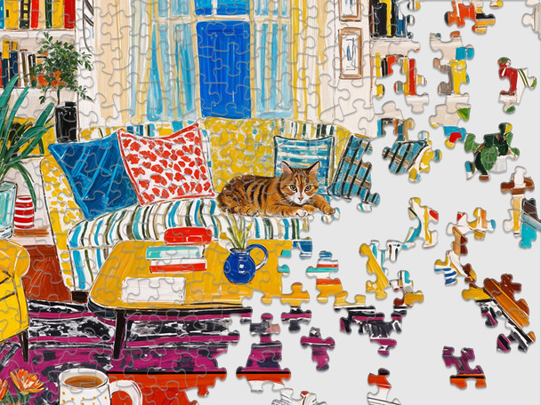 Cozy Reading Nook 500 Piece Jigsaw Puzzle