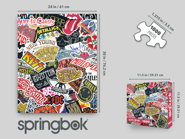 Rock & Roll 1000 Piece Jigsaw Puzzle