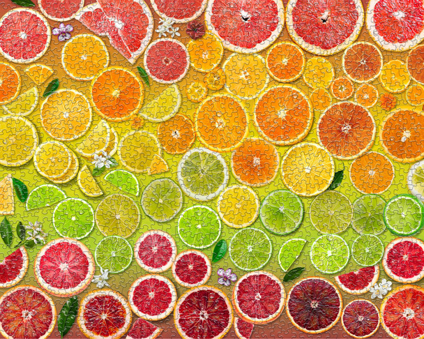 Citrus Rainbow 1000 Piece Jigsaw Puzzle
