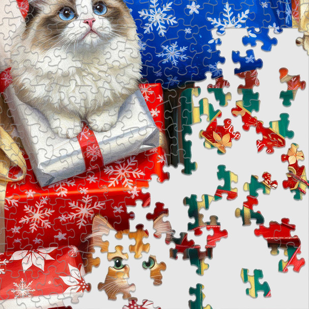 Sneaky Christmas Cats 500 Piece Jigsaw Puzzle