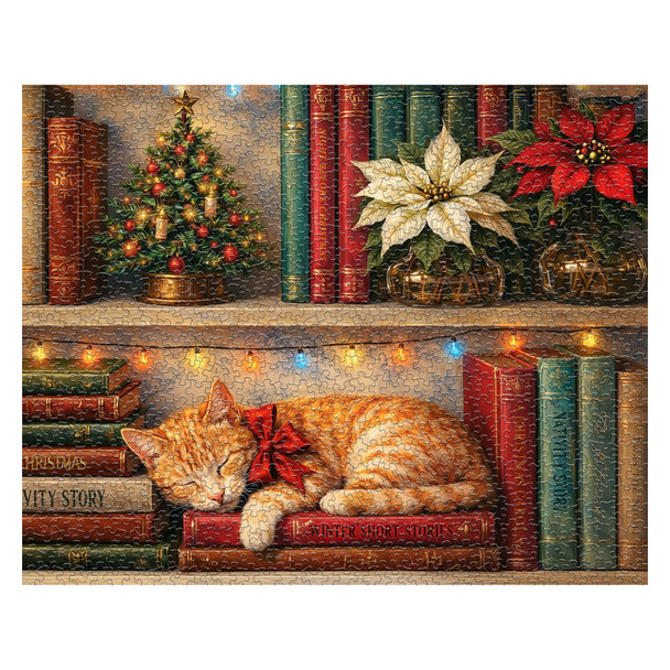 Cozy Christmas Nook 500 Piece Jigsaw Puzzle