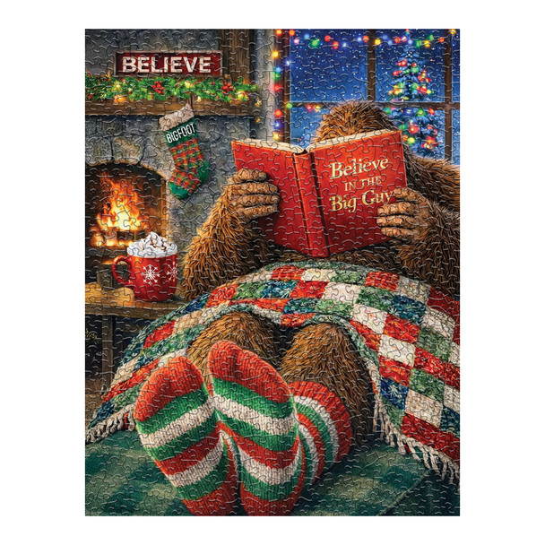 Believing in Bigfoot 500 Piece Jigsaw Puzzle
