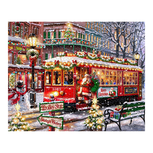 Christmas Trolley 1000 Piece Jigsaw Puzzle