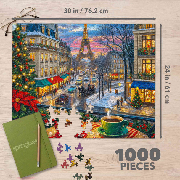 Christmas in Paris 1000 Piece Jigsaw Puzzle